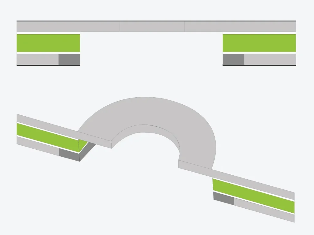 inventechs rolinx busbars Cross section laminated busbar with washer